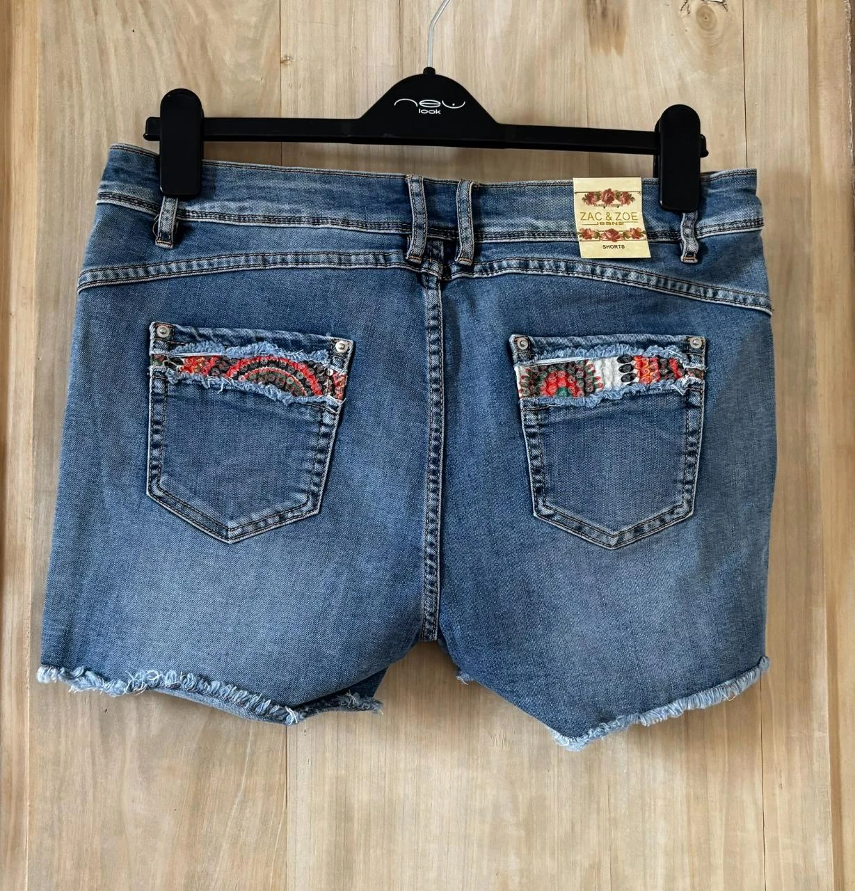 ᭿ Short in colorful sequined denim by Zac & Zoe Jeans – Size XXL – photo 8